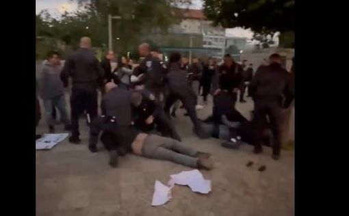 Полиция арестовала 23 протестующих и пресекла антивоенный протест в Хайфе