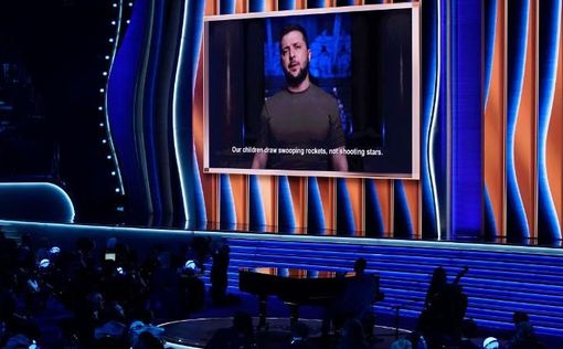 Зеленский выступил на 64-й музыкальной церемонии вручения премии Грэмми